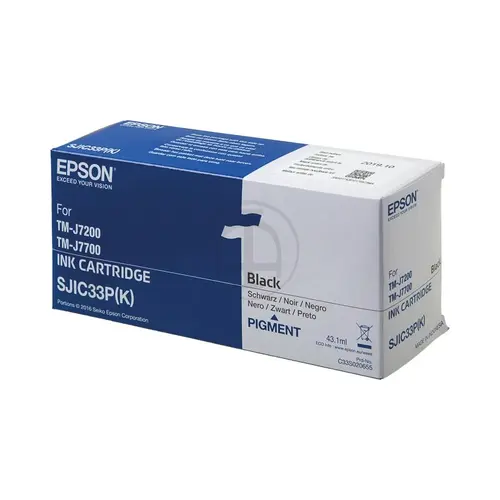 Epson SJIC33P Cartucho de Tinta Negro Original C33S020655/C33S020700