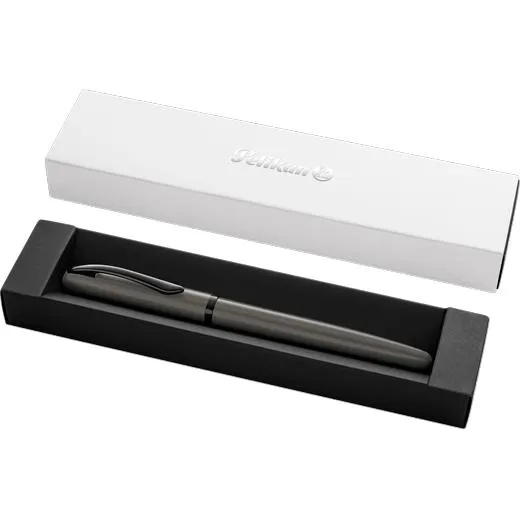 Pelikan Pluma Estilográfica Jazz Noble Elegance M Tinta Azul Color Piedra Estuche De Regalo