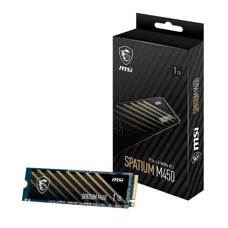 MSI SSD Spatium M450 1TB PCIe 4.0 NVMe 3400 MB/s