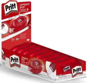 Pritt Roller Adhesivo Permanente 8.4mm x 10m - Aplicación Limpia y Precisa