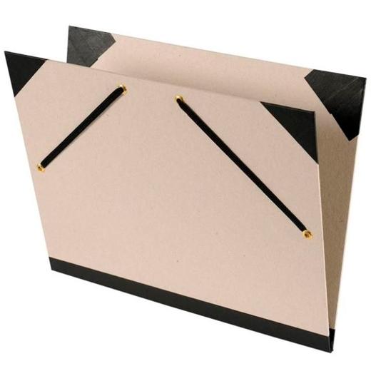 Canson Carpeta De Dibujo A3 37X52Cm Personalizable Cierre C/Gomas Gris