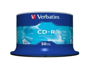 Verbatim CD-R 700MB 52X 50 Pack Spindle con Superficie Extra Protection