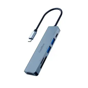 Coolbox Docking USB-C Minidock C61 - HDMI 4K, USB-C PD 100W