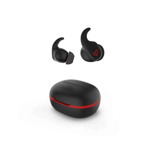 Energy Sistem Auriculares Deportivos Freestyle -  Bluetooth 5.3 - Inalambrico Stereo - Ajuste Seguro - Ipx5 - Color Negro