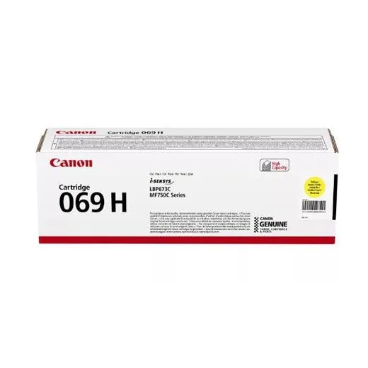 Canon 069H Amarillo Cartucho de Toner Original - 5095C002