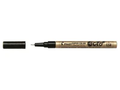 Pilot Marcador Permanente SC Extrafino Metálico Oro