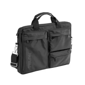 Milan Maletín Para Portátiles Hasta 17" Con Compartimento Acolchado Y 3 Bolsillos Exteriores - Negro