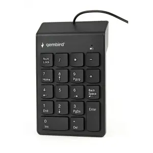 Gembird Teclado Numérico Portátil USB Negro para PC