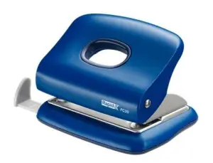 Rapid FC20 Taladro Perforador 20 Hojas Punzones 5.5mm Color Azul Fácil Vaciado