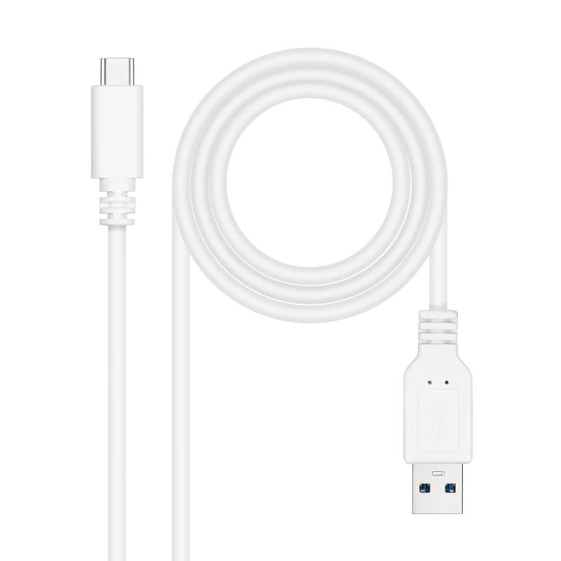 Nanocable Cable Usb 3.1 Gen2 Usb-C/A 2 M Blanco