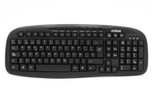 Nilox Teclado Multimedia USB Negro