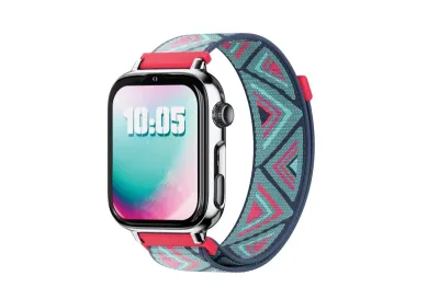 Savefamily Smartwatch Infantil SaveWatch Plus 2 - Pantalla AMOLED - Carcasa Plateada - Correa Tela Tribeca