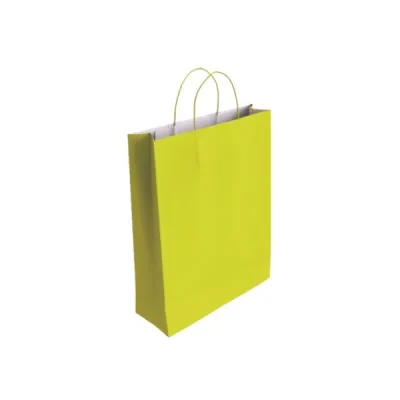 Bismark Bolsa de Papel Celulosa 37x12x27cm Color Pistacho