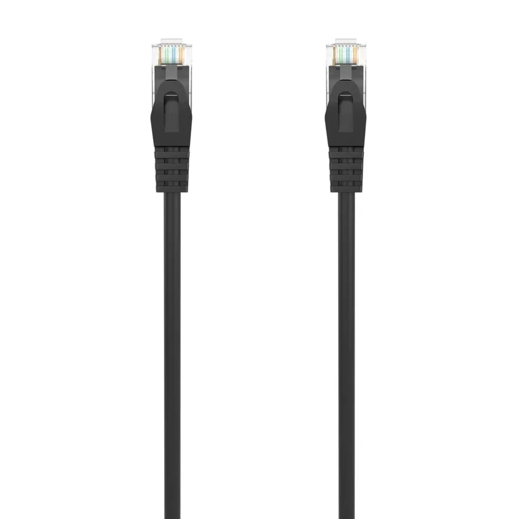 Aisens Cable De Red Latiguillo Rj45 Lszh Cat.6 Utp Awg24 Negro 0,5 M