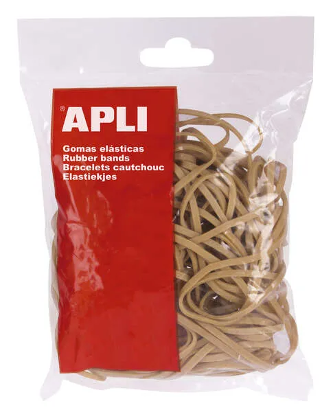 Apli Goma Elástica Marrón Caucho 120x5mm 100g
