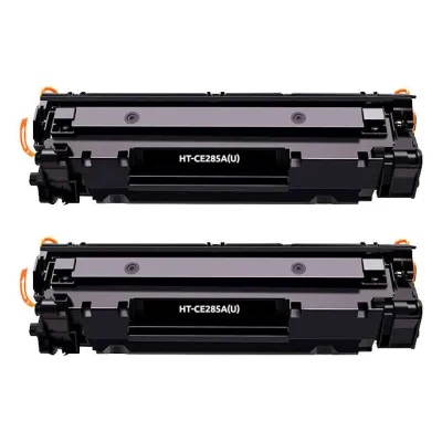 HP Pack de 2 Cartuchos de Tóner Negro CE285A/CE278A/CB435A/CB436A