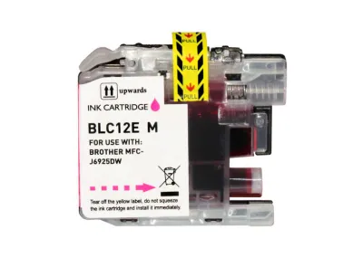 Brother LC12E Cartucho de Tinta Magenta Compatible - Reemplaza LC12EM