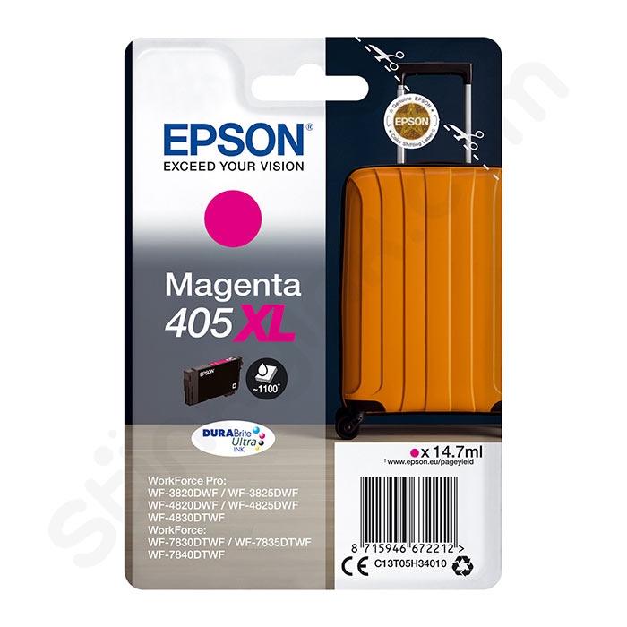 Epson Tinta Magenta Workforce Pro Wf-3820Dwf, 3825Dwf, 4820Dwf, 4825Dwf, 4830Dwf / Wf-7830Dtwf, 7835Dtwf, 7840Dtwf - 405Xl
