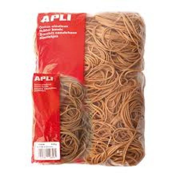 Apli Goma Elástica Marrón Caucho 80X5Mm 100 Gr.