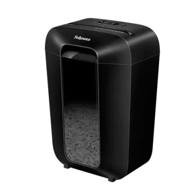 Fellowes LX70 Destructora de Papel Manual 18L, 11 Hojas, Partículas 4x40mm, Nivel P-4, Negro