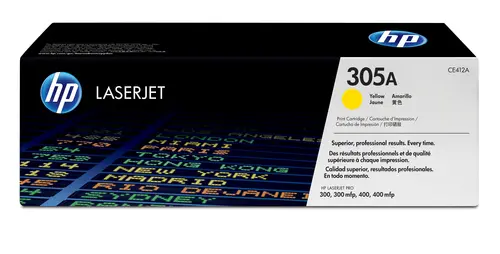Toner Amarillo Laserjet Pro 300 400  Color / M 351 A / Mfp / M 375 Nw / M 451 Dn / Dw / Nw - 305A