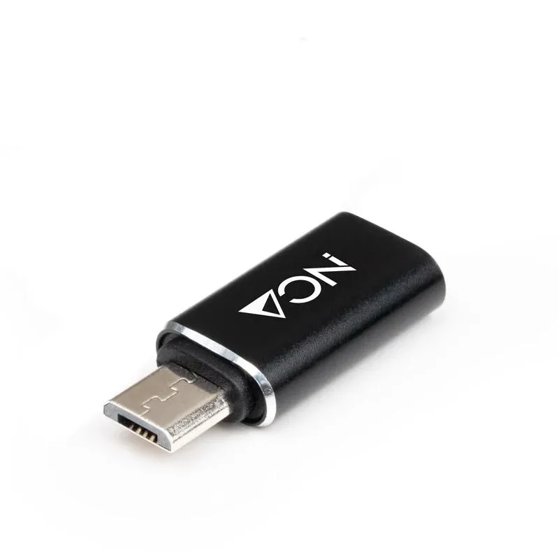 Nanocable Adaptador Micro USB a USB-C - Color Negro
