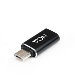 Nanocable Adaptador Micro USB a USB-C - Color Negro