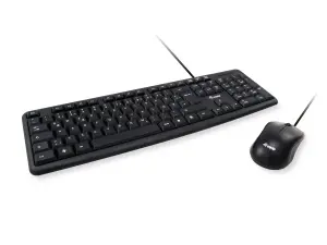 TECLADO Y MOUSE EQUIP LIFE USB PORTUGUÉS COLOR NEGRO