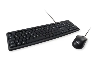 TECLADO Y MOUSE EQUIP LIFE USB PORTUGUÉS COLOR NEGRO