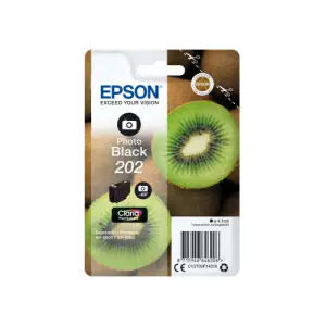 Epson Cartucho de Tinta Original Negro Photo 202