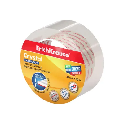 ErichKrause Crystal Precinto de Embalaje 48mm x 50m Polipropileno Resistente