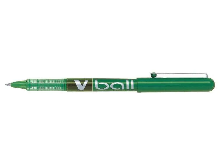 Pilot Boligrafo De Tinta Liquida V Ball 07 Rollerball - Punta De Bola Redonda 0.7Mm - Trazo 0.5Mm - Color Verde