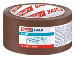 Tesa Precinto de Embalar 50mm x 66 Metros Polipropileno Adhesivo Ecológico Marrón