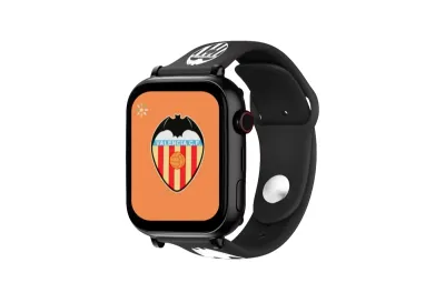 Savefamily Smartwatch Infantil Savewatch Plus Valencia C.F. con GPS y Llamada - Correa Silicona Negra