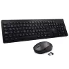 Ewent Teclado y Ratón Inalámbricos USB-A 2.4GHz QWERTY PT 1000dpi Color Negro