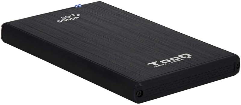 Tooq Carcasa Externa Hdd/Sdd 2.5" Hasta 9,5Mm Sata Usb 3.0/3.1 Gen 1 - Color Negro