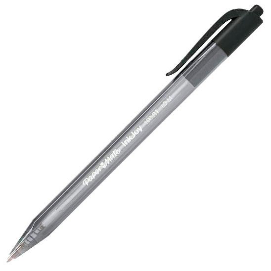 Paper Mate Inkjoy 100 Bolígrafo Retráctil Triangular Negro -20U-