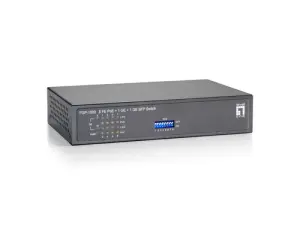 Level One Switch No Gestionable FGP-1000 10P 8xPoE 100Mb 1xGb SFP 120W Metálico