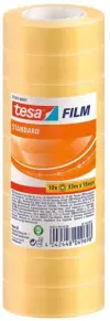 Tesa Tesafilm Standard Pack de 10 Cintas Autoadhesivas Transparentes 15mm x 33m