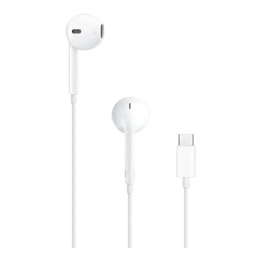 Apple EarPods Auriculares Binaurales USB-C con Micrófono y Control de Volumen - Blanco