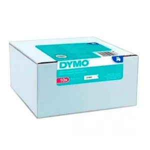 DYMO CINTA AUTOADHESIVA ESTÁNDAR D1- NEGRO SOBRE BLANCO - 19MMX7M - PACK 10 UDS