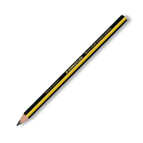 Staedtler Noris 119 Jumbo Lápiz de Grafito Triangular HB2 Ultrarresistente 4mm