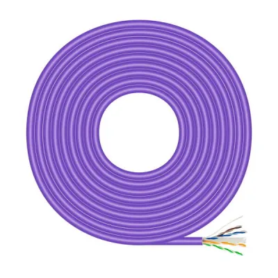Aisens Bobina Cable Red RJ45 LSZH Cat.6 UTP 500m AWG23 CCA Violeta