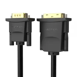 Vention Conversor DVI Macho a VGA Macho 1.5m Color Negro
