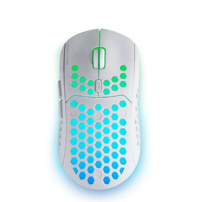Mars Gaming MMW3 Mouse Inalámbrico RGB Ultraligero 3200 DPI