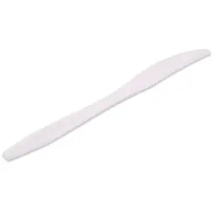 CUCHILLO GRANDE REUTILIZABLE 16,5CM PACK DE 20 BLANCO
