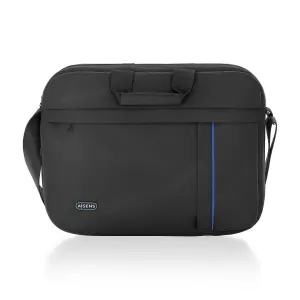 Aisens Maletin para Portatil 15,6" - Acolchado Fino - Bolsillo Frontal con Cremallera - Material Resistente - Color Negro