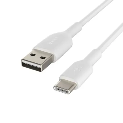 Belkin Cable USB-A a USB-C 2M Boost Charge™ Blanco