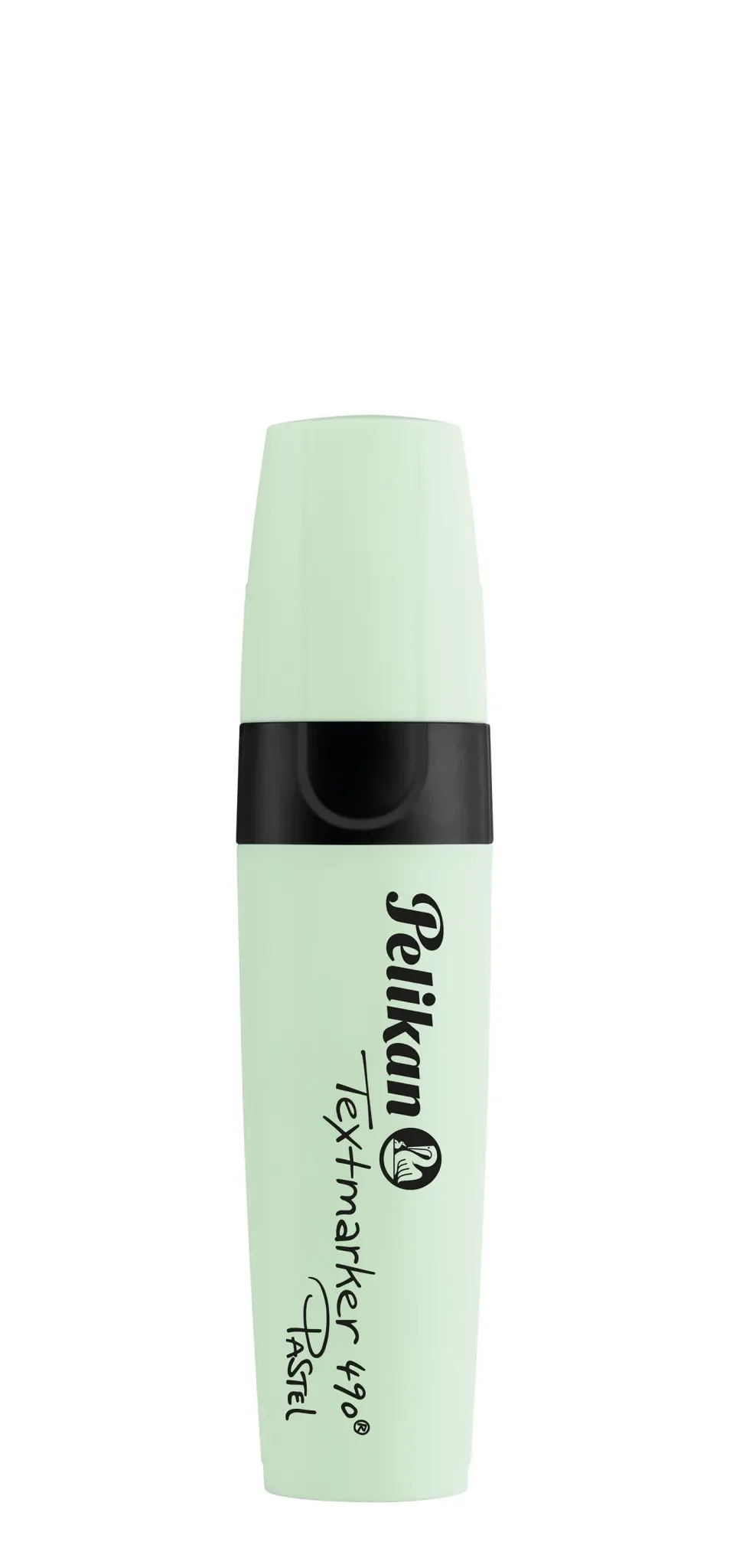 Pelikan Textmarker 490 Marcador Fluorescente Verde Pastel Ergonomico Punta Biselada 3 Anchos