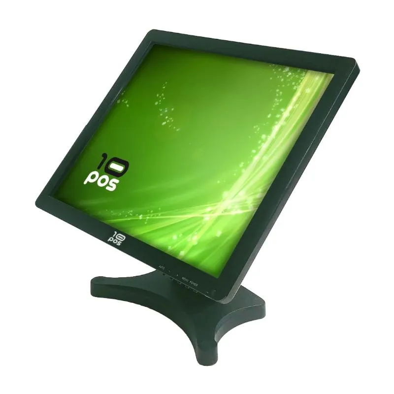 10POS Monitor Táctil 19" Flat Cap con USB, HDMI y VGA